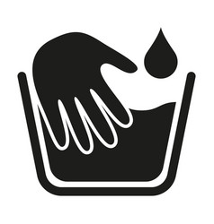 Hand Washing Icon Laundering And Wash