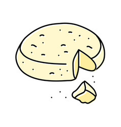 Milk Cheese Food Slice Color Icon