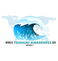 World Tsunami Awareness Day Banner Design