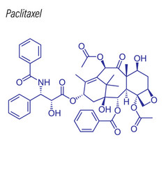 Skeletal Formula Paclitaxel Drug Chemical