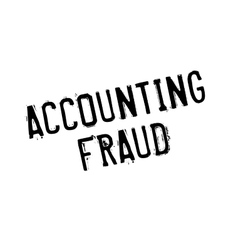 Accounting Fraud Rubber Stamp