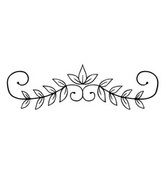 Floral Ornaments Horizontal Stroke