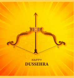 Happy Dussehra Festival Greeting Card Background