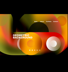 Website Landing Page Abstract Geometric Background