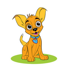 Funny Puppy Pet Character Clipart