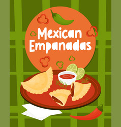 Traditional Latin American Food Mexican Empanadas