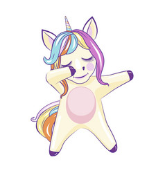 Dabbing Cute Unicorn