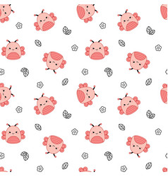 Pink Butterflies On Seamless Pattern Squishmallow