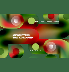 Website Landing Page Abstract Geometric Background