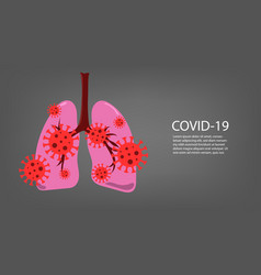 Virus Cells In Lung Infected Lungs Coronavirus