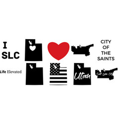 Salt Lake City Utah Us Map