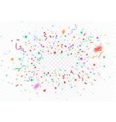 Bursting Colorful Confetti Celebrations Design