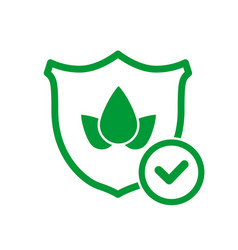 Crop Protection Icon Insurance Concept