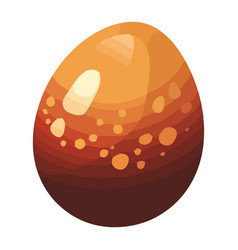 Easter Orange Egg Seasonal Icon