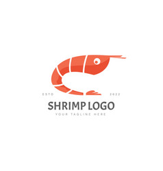 Shrimp Logo Design Icon