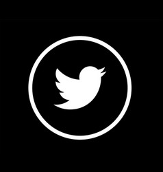 Twitter Social Media Icon Symbol Design