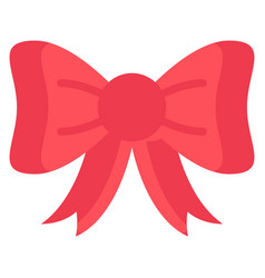 Bow Icon Christmas And Celebrations Flat Symbol