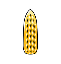 Corn Cob Yellow Color Icon