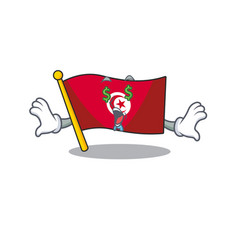 Money Eye Flag Tunisia Character Isolated