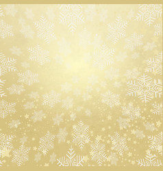 Old Golden Paper With Snowflakes And Stars