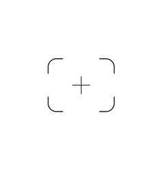 Picture Shutter Focus With Cross Viewfinder Frame