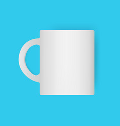 Realistic White Glossy Mug Mockup