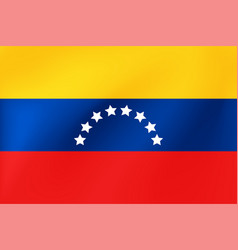 Venezuela Wavy Silk Flag For Travel Election