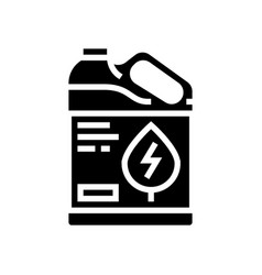 Biofuel Production Biomass Glyph Icon