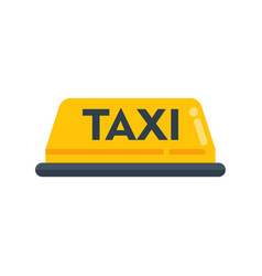 Taxi Cab Icon Flat Airport Flight