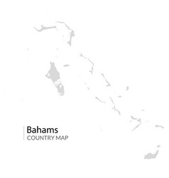 Bahams Map Nassau Caribbean Island Country