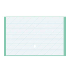 School Notebook In Oblique Line