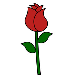 Rose Icon Blooming Flower Symbol