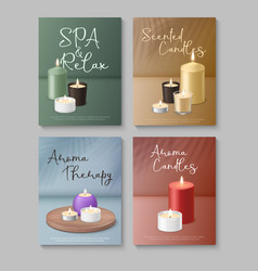 Scented Candles Spa Relax Aromatherapy Promo