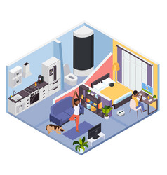 Stay Home Activities Isometric