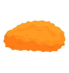 Menu Chicken Nugget Icon Cartoon Fast Food