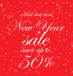 New Year Sale Flyer Poster Design