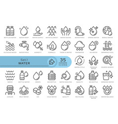 Set Icons Water 01