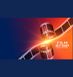 3d Film Strip Cinema Background