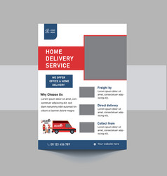 Fast And Reliable Delivery Service Flyer