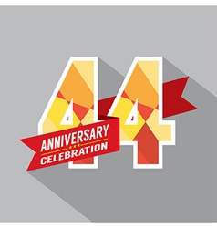 44th Years Anniversary Celebration Design