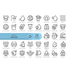 Set Icons Water 02