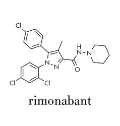 Rimonabant Obesity Drug Molecule Withdrawn