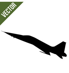 Fighter Jet F-16 Silhouette