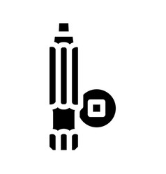 Robertson Screwdriver Bit Glyph Icon