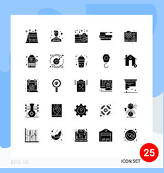 Set 25 Commercial Solid Glyphs Pack For Wheel