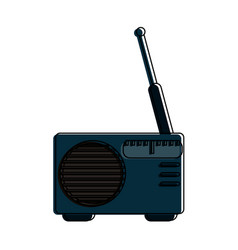 Small Radio With Antenna Icon Image