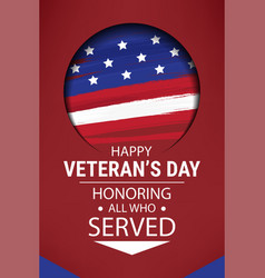 Happy Veterans Day Banner