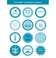 Printable Cupcake Toppers For Fathers Day