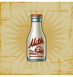 Retro Milk Bottle