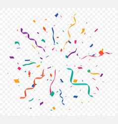 Bursting Colorful Confetti Celebrations Design